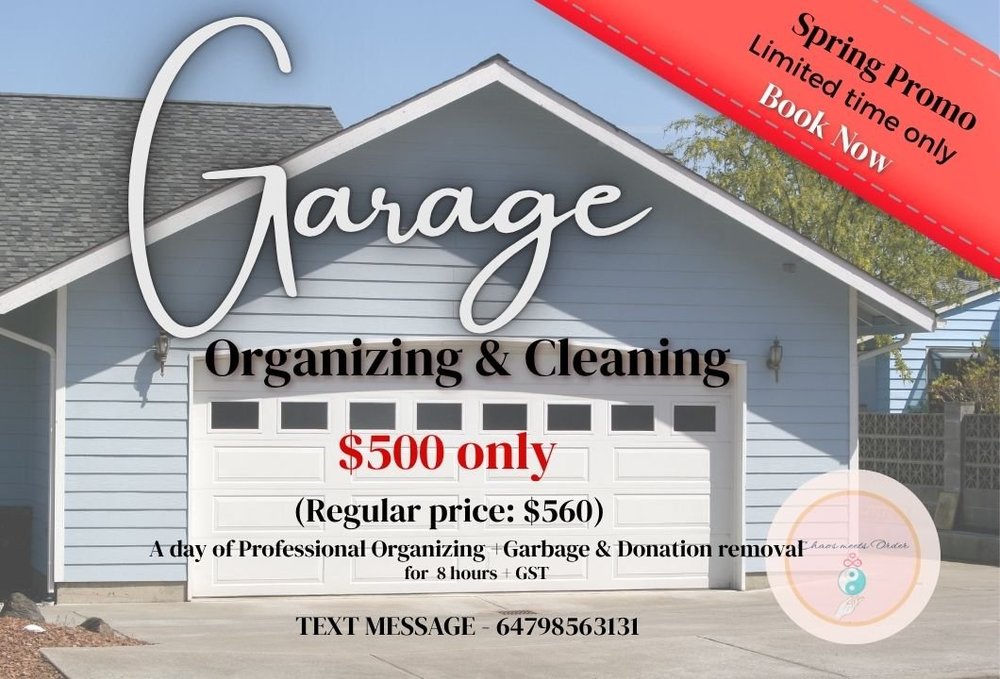 Decluttered garage with organized tools and storage systems