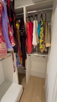Condo organizing with a neatly arranged, space-saving closet in Toronto