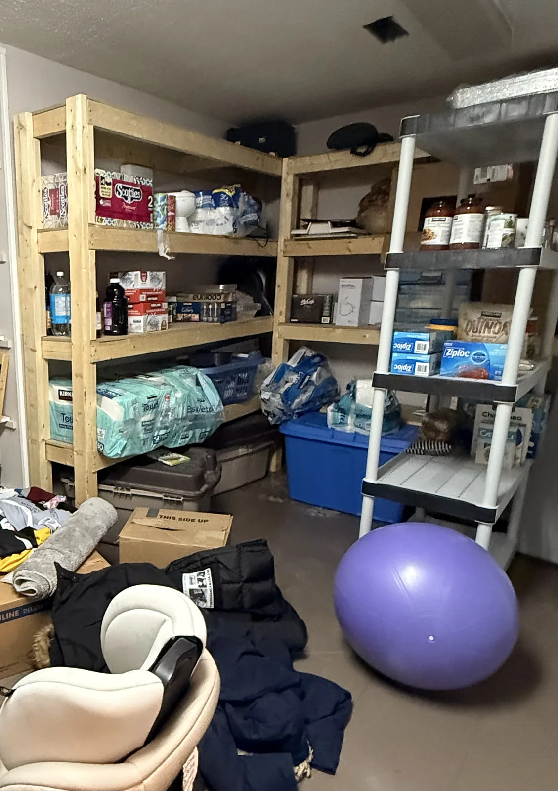 Pantry before professional home organizing in the GTA - Chaos Meets Order