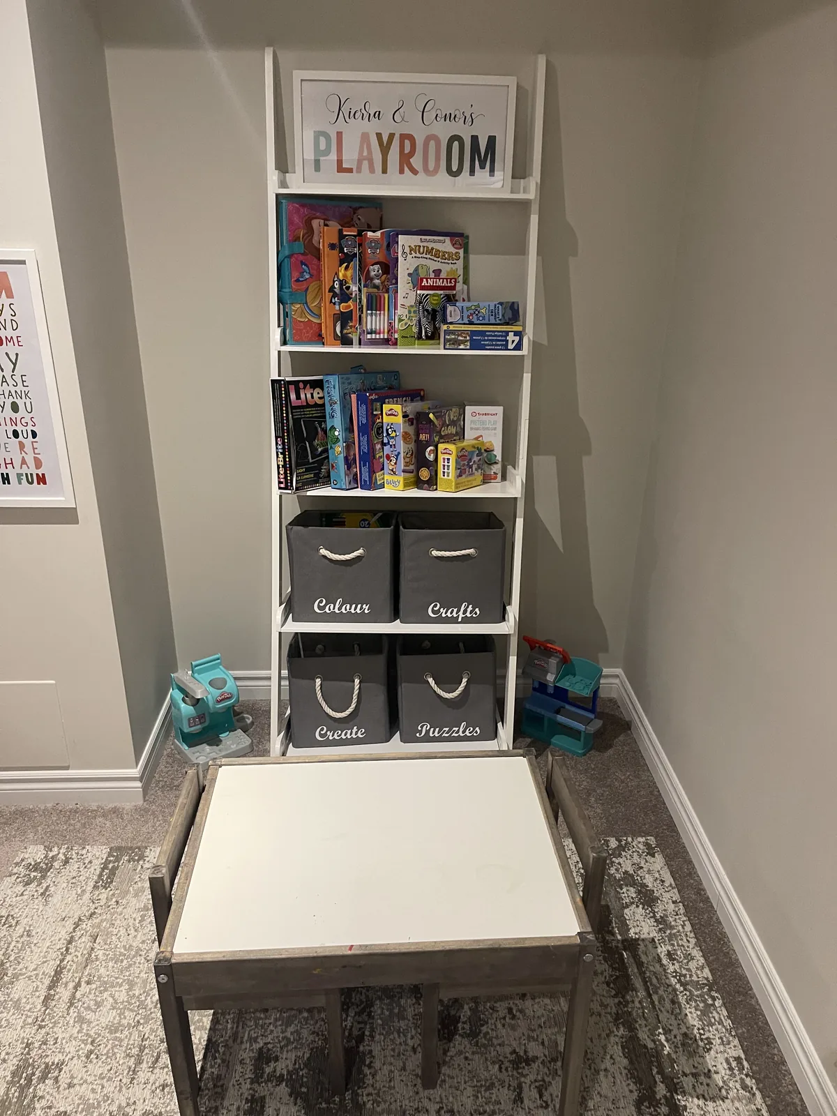 Playroom after professional home organizing in the GTA - Chaos Meets Order